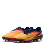 Nike Phantom 6 Low Firm Ground Football Boots – Orange/Volt – view 4