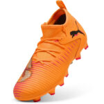 Puma Future 8 Junior Firm Ground Football Boots – Orange-Black - Image 6