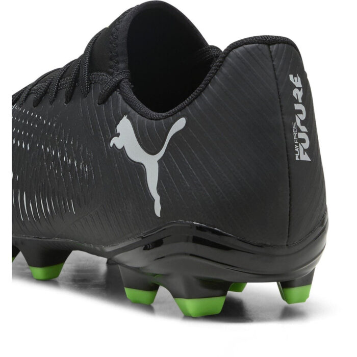 Puma Future 8 Firm Ground Football Boots – Black/Green – view 5