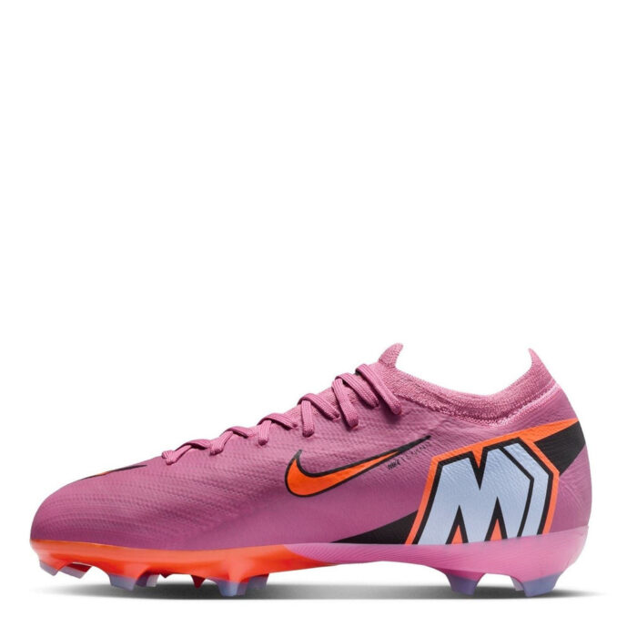 Nike Mercurial Vapor 16 Junior Firm Ground Football Boots – Pink-Black - Image 2