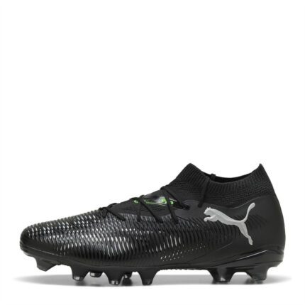 Puma Future 8 Firm Ground Football Boots – Black/Green – view 2