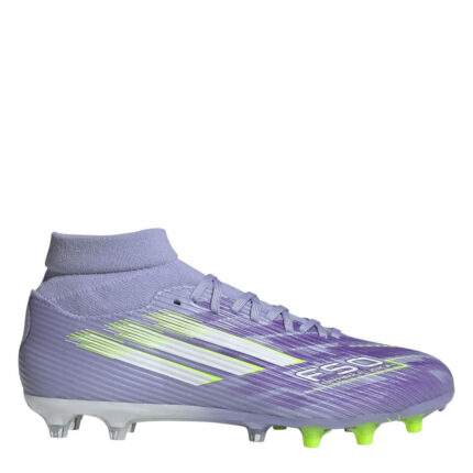 adidas Womens F50 Sparkfusion Firm Ground Football Boots – Purple/Lemon