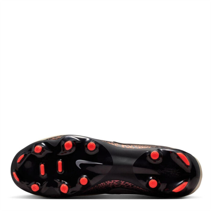 Nike Firm Ground Football Boots – Burgundy/Print – view 3