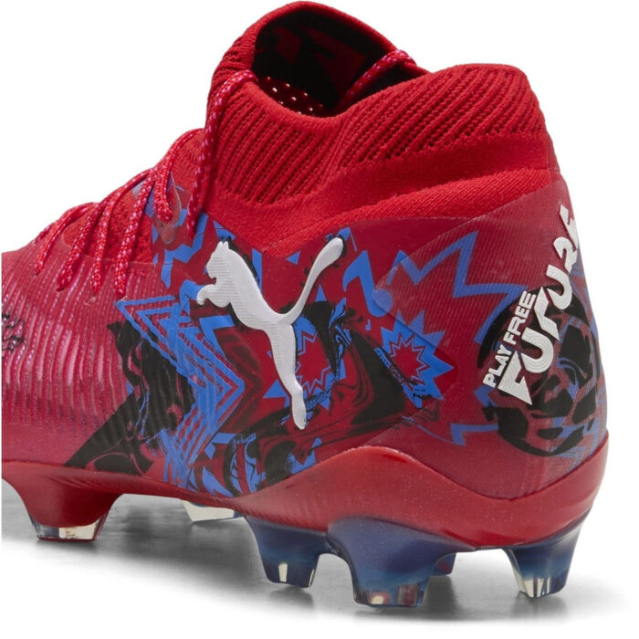 Puma Future 8 Firm Ground Football Boots – Red/Blue - Image 5