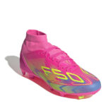 adidas Womens F50 Firm Ground Football Boots – Pink/Yellow – view 3