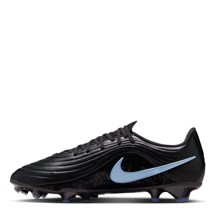 Nike Firm Ground Football Boots – Black/Blue – view 2