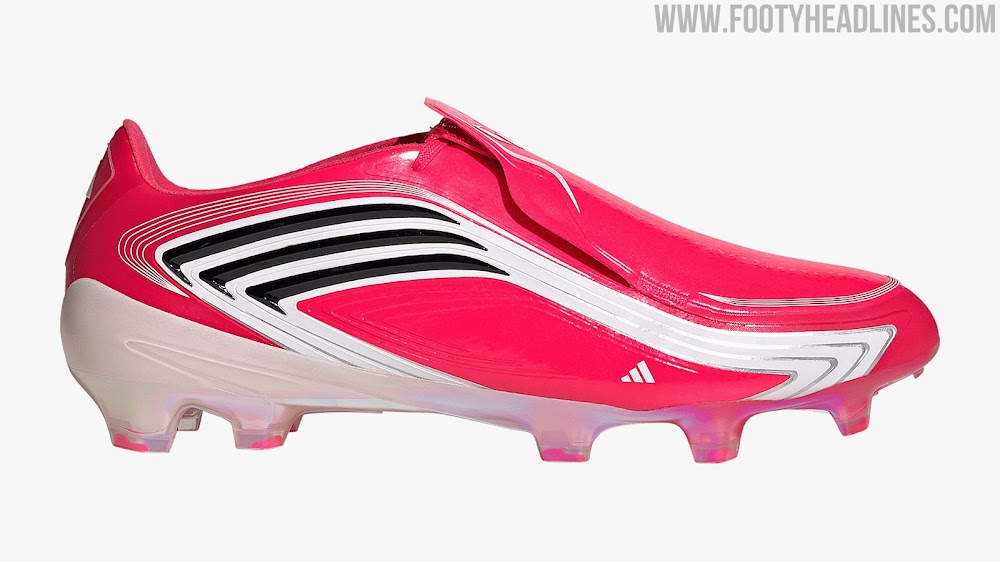 adidas F50 Messi 26-27 Fútbol y Familia signature boots in lucid red with black and white stripes