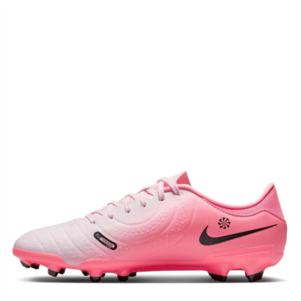 Nike Tiempo Legend 10 Firm Ground Football Boots – Pink/Black – view 2