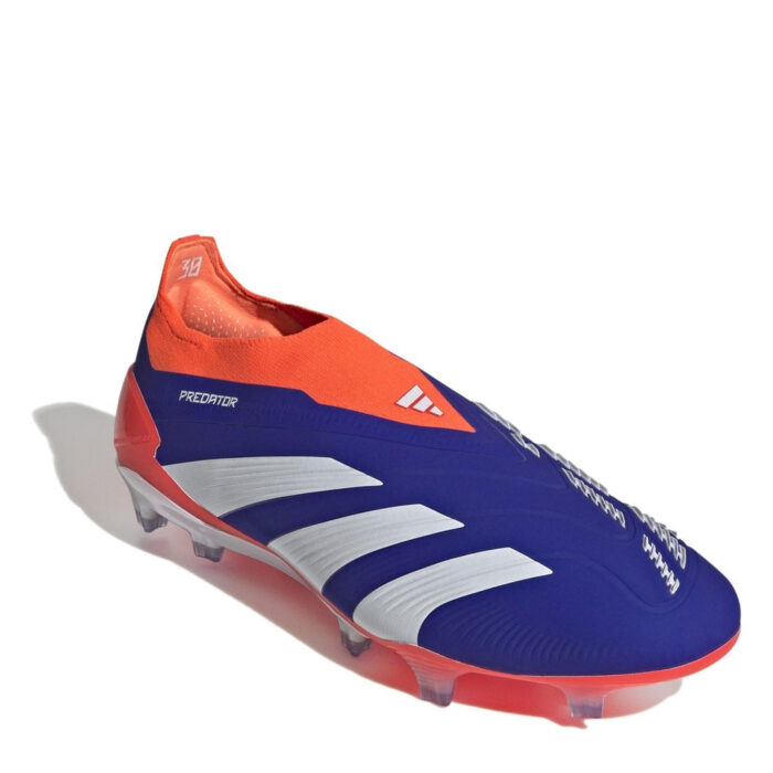 adidas Predator Junior Firm Ground Football Boots – lucid blue – view 3