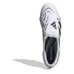 adidas Predator Firm Ground Football Boots – White/Blk/Gold – view 5