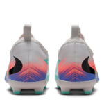Nike Phantom 6 Junior Firm Ground Football Boots – Green/Orange – view 5