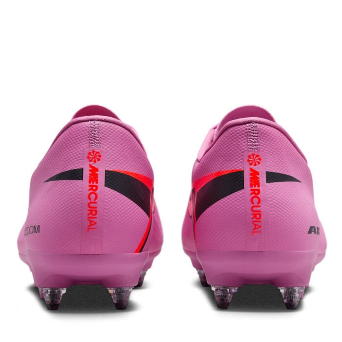 Nike Zoom Mercurial Vapor 16 Soft Ground Football Boots – Pink/Black - Image 5