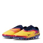 Nike Phantom 6 Low Firm Ground Football Boots – Orange/Volt – view 4