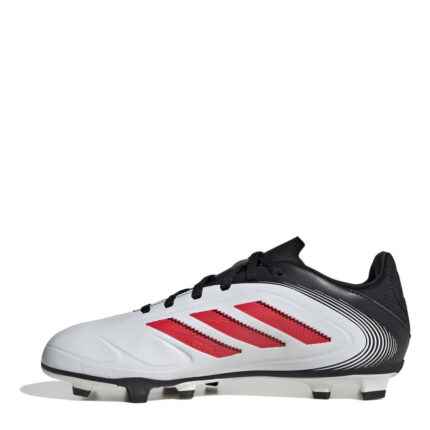 adidas Copa Pure 3 Junior Firm Ground Football Boots – White/Red – view 2