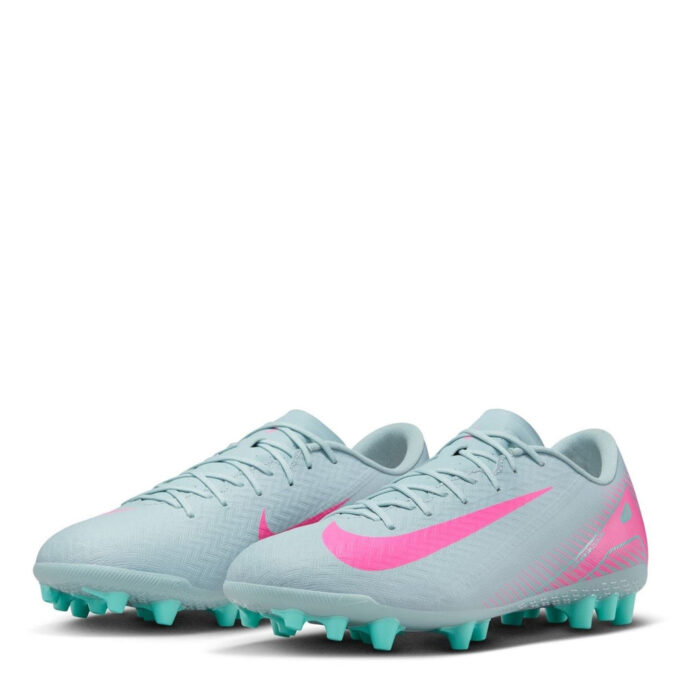 Nike Mercurial Vapor 16 Artificial Ground Football Boots – Grey/Pink – view 4