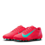 Nike Mercurial Vapor 16 Firm Ground Football Boots – Red/Green – view 4