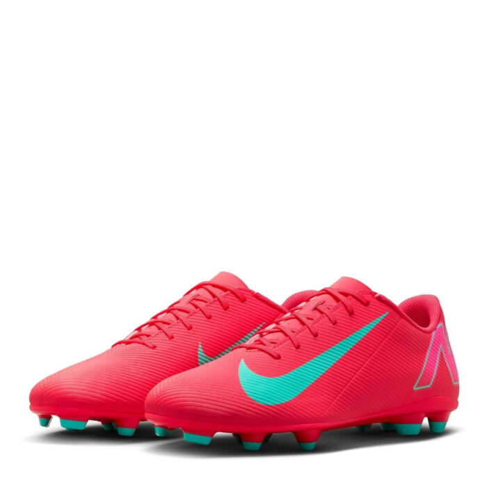Nike Mercurial Vapor 16 Firm Ground Football Boots – Red/Green – view 4