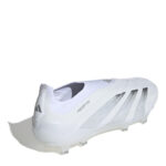 adidas Predator 24 Firm Ground Football Boots – White/Silver – view 4