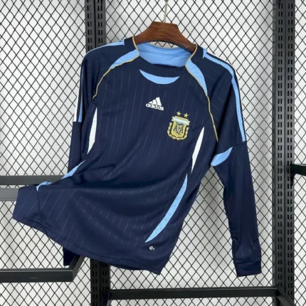 Argentina 2006 Away Long Sleeves Retro Jersey