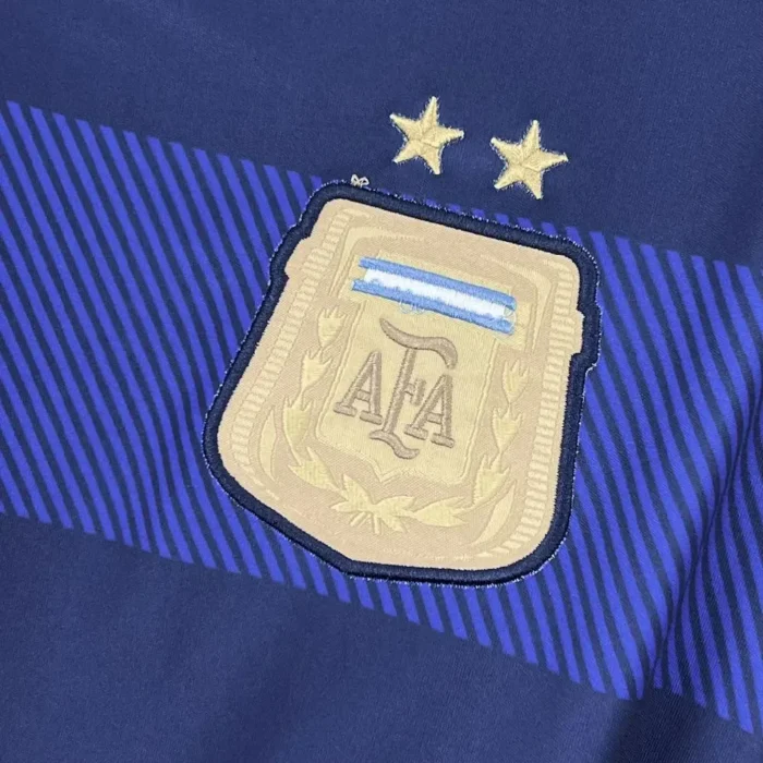 Argentina 2014 Away Long Sleeves Retro Jersey