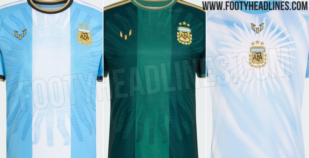 Argentina 2026 Messi farewell kit leaked image