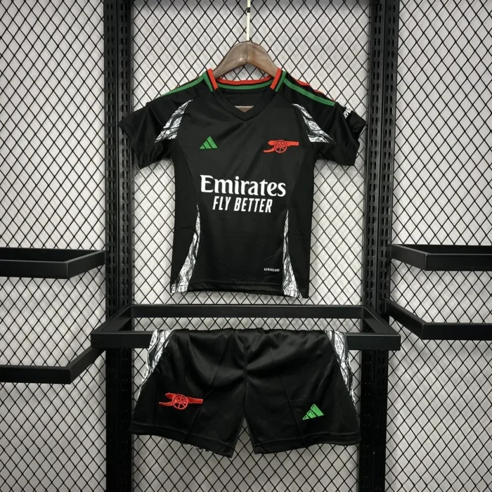 Arsenal 2024/25 Away Kids Kit