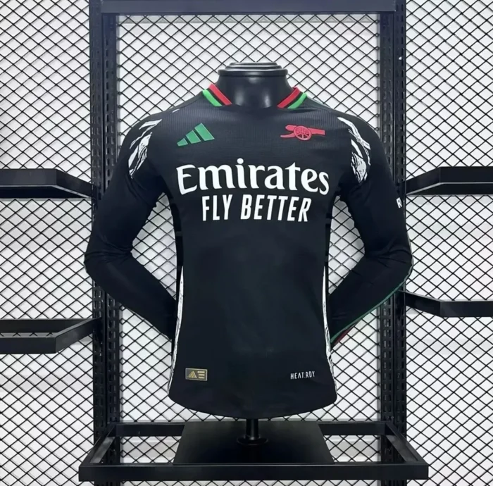 Arsenal 2024/25 Away Long Sleeves Jersey Player Version