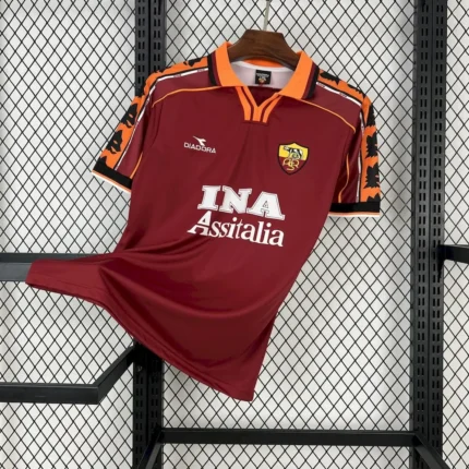 AS Roma 1998/1999 Home Retro Jersey