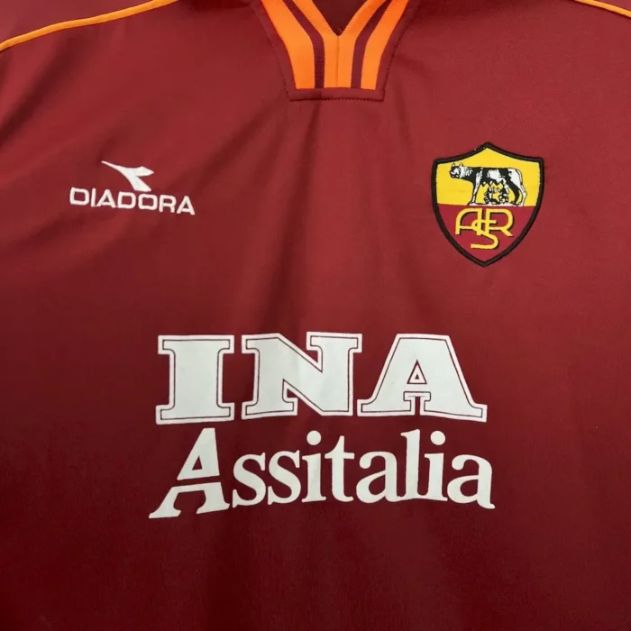 AS Roma 1998/1999 Home Retro Jersey