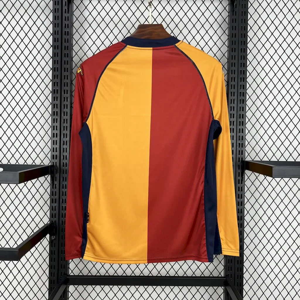 AS Roma 2001/02 Home Long Sleeve Retro Jersey