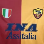 AS Roma 2001/02 Home Long Sleeve Retro Jersey