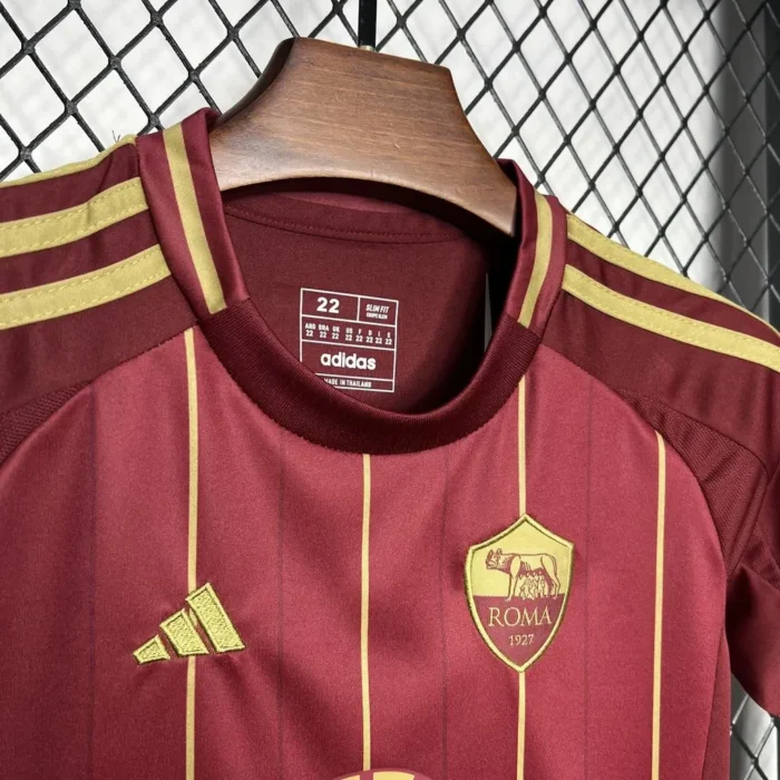 AS Roma 2024/25 Home Kids Kit