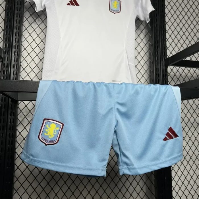 Aston Villa 2024/25 Away Kids Kit