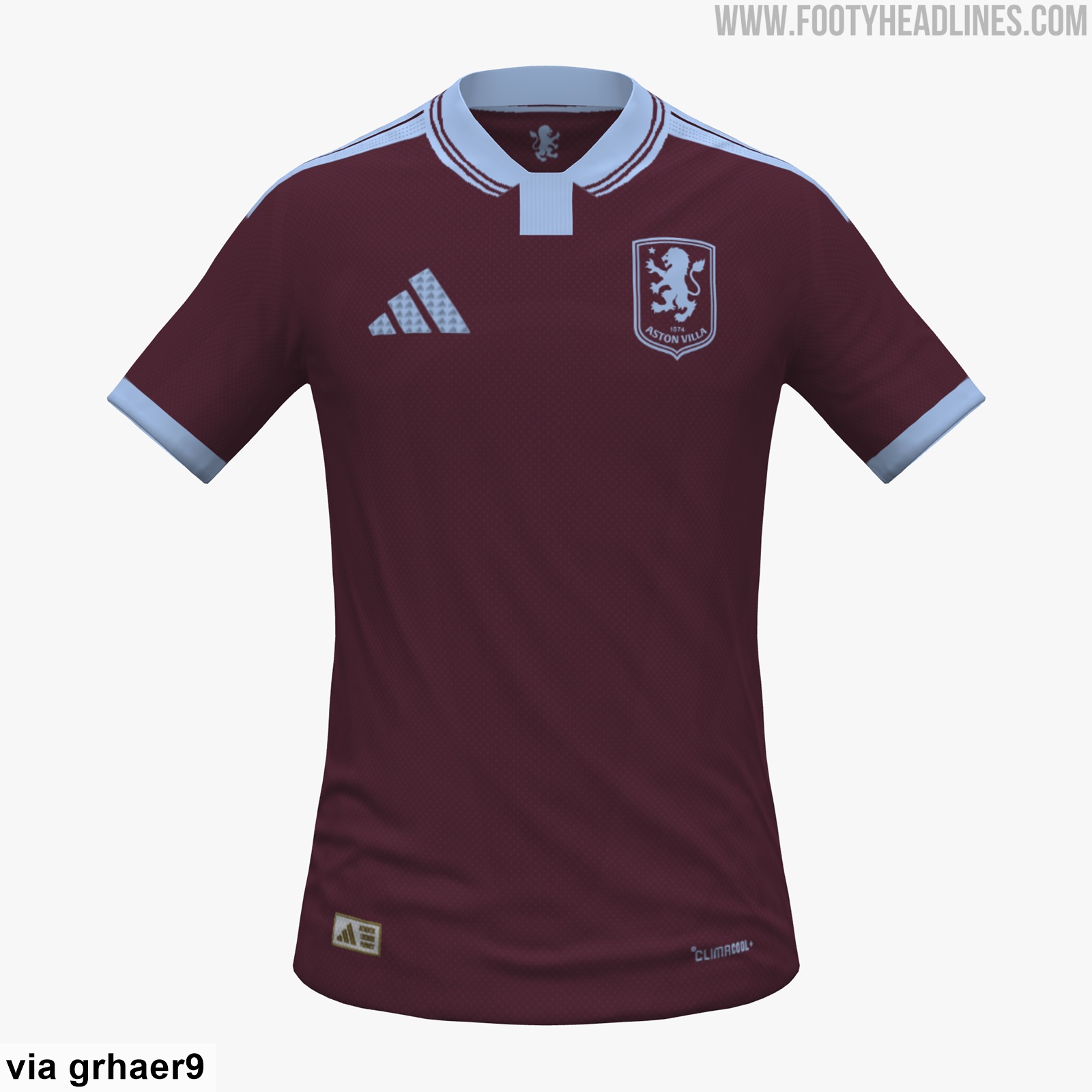Aston Villa 2026-27 home kit leaked image