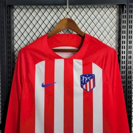 Atletico Madrid 2023/24 Home Long Sleeves Jersey