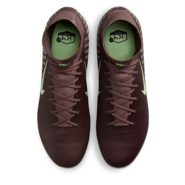 Nike Zoom Mercurial Superfly 10 Firm Ground Football Boots – Plum/Silver – view 6