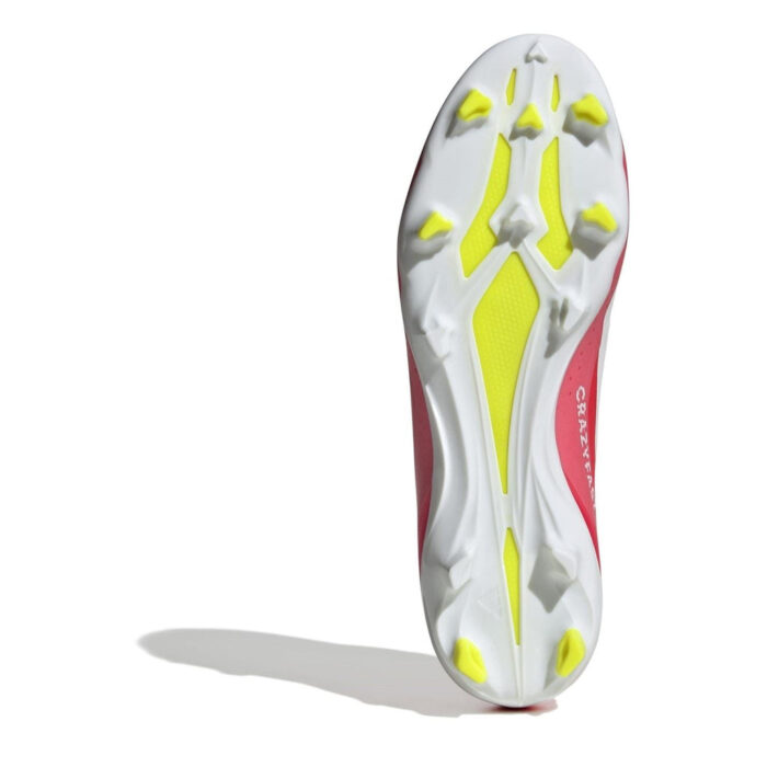 adidas X Crazyfast Firm Ground Football Boots – Red/Wht/Yellow – view 6
