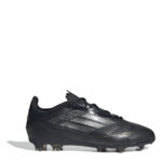 adidas F50 Junior Firm Ground Football Boots – Black/Silver