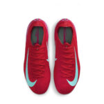 Nike Mercurial Vapor 16 Junior Firm Ground Football Boots – Red/Green – view 5