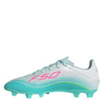 adidas F50 Messi Firm Ground Football Boots – Wht/Pink/Blue – view 2