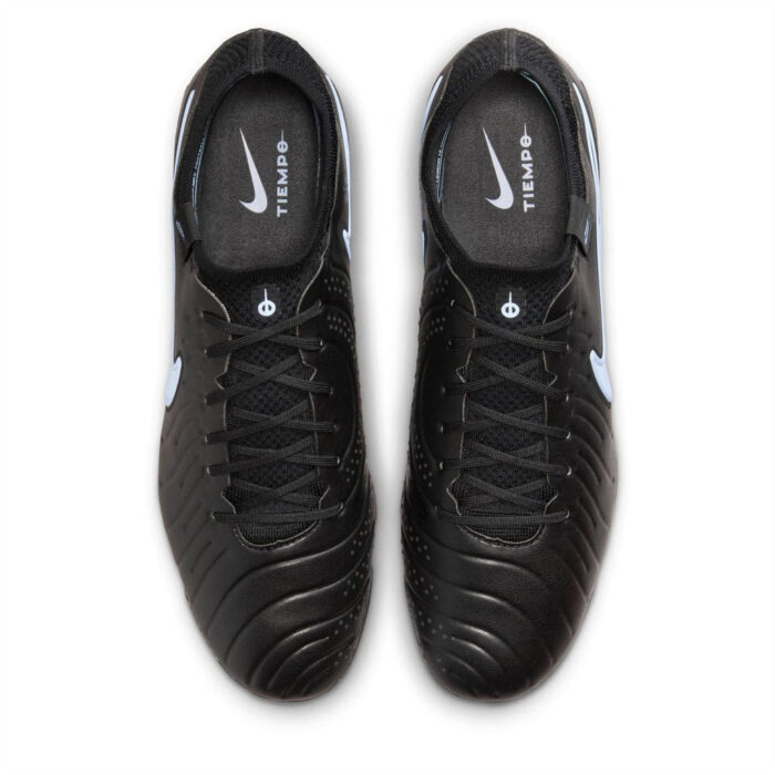 Nike Tiempo Legend 10 Firm Ground Football Boots – Black/Black – view 6