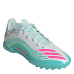 adidas F50 Messi Junior Turf Football Boots – Wht/Pink/Blue - Image 3