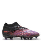 Puma Future 8 Junior Firm Ground Football Boots – Black/Purple – view 4