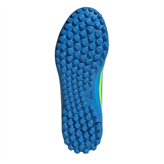 adidas F50 Messi Junior Turf Football Boots – .Blue/Yellow – view 6