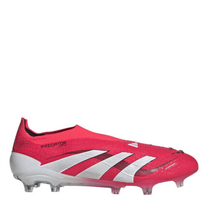 adidas Predator Junior Firm Ground Football Boots – Red/Wht/Blk