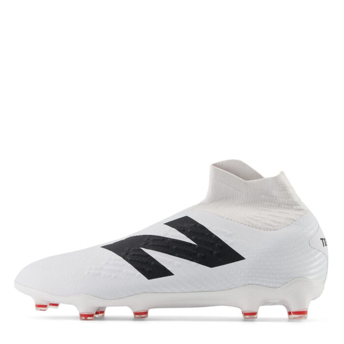 New Balance Tekela V4+ Magia Firm Ground Football Boots – White/Black – view 6