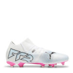 Puma Future 7 Firm Ground Football Boots – White/Blk/Pink – view 4