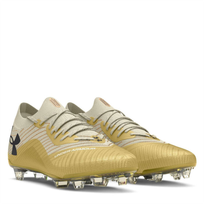 Under Armour Shadow Junior Firm Ground Football Boots – White – view 5