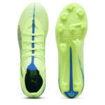 Puma Womens Ultra 5 Firm Ground Football Boots – Green/Wht/Blue – view 3