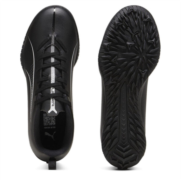 Puma Ultra 5 Junior Turf Football Boots – Black/White - Image 3